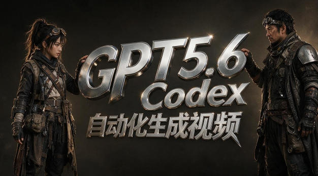GPT5.6+Codex自动化视频生成：提示词设计×角色设定×封面海报×工作流思路，高效产出AI视频-钱途社