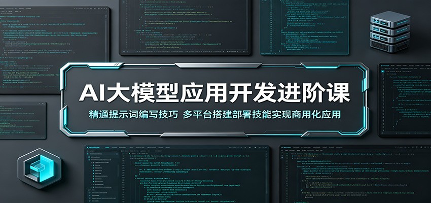 AI大模型应用开发进阶课：精通提示词编写技巧，多平台搭建部署技能实现商用化应用-钱途社