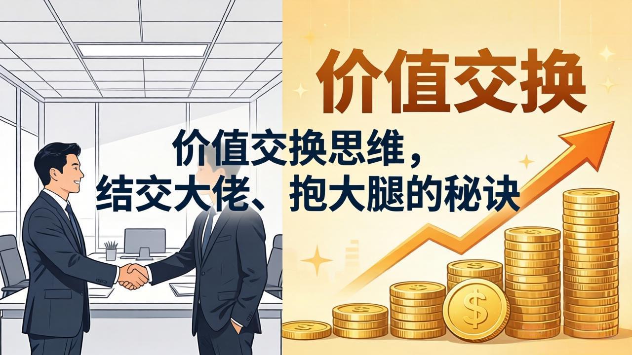 某付费文章：价值交换思维，结交大佬、抱大腿的秘诀-钱途社