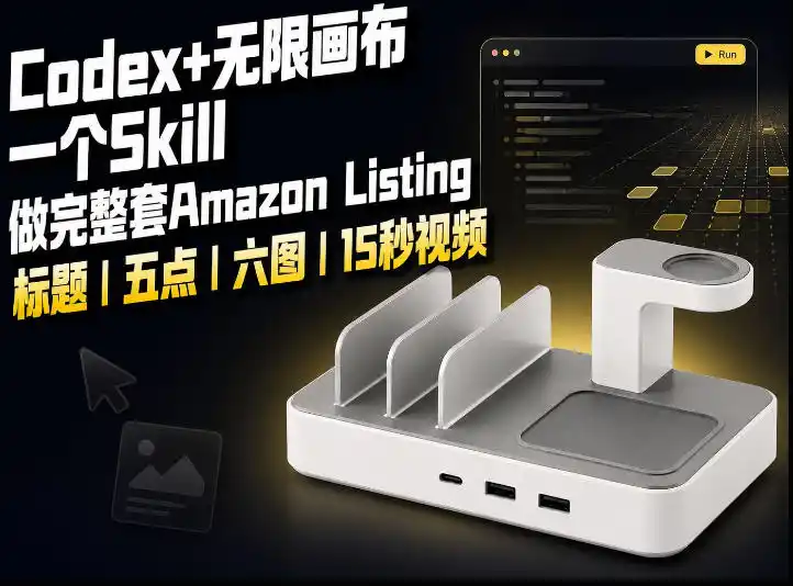 我用一个Codex Skill做完Amazon Listing：标题、五点、六图和视频全流程-钱途社